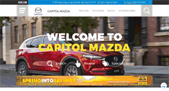 Desktop Screenshot of capitolmazda.com